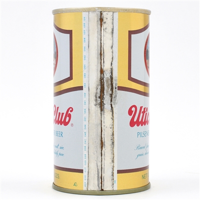 Utica Club Pull Tab FULL COLOR EMBLEM - POSSIBLE TEST CAN RARE UNLISTED