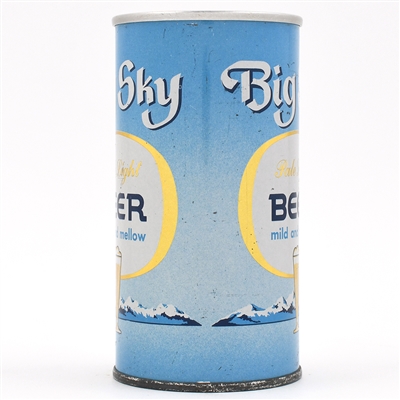 Big Sky Beer 11 Ounce Fan Tab 39-40 NO TEXT BOTTOM TOUGH