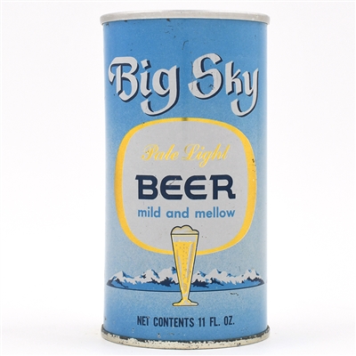 Big Sky Beer 11 Ounce Fan Tab 40-1 TOUGH