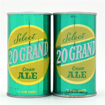 20 Grand Ale Pull Tabs Lot of 2 Different inc RARE CHICAGO