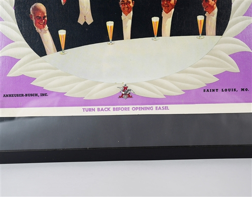 Budweiser Make This Test Friend Needs No Introduction Diecut Cardboard Sign