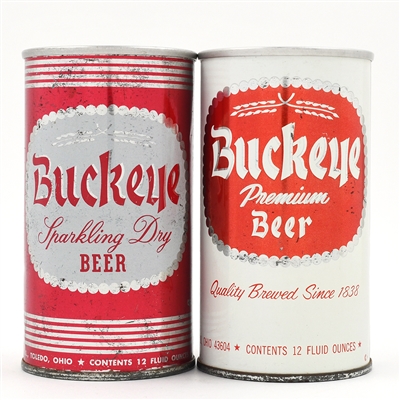Buckeye Beer Pull Tabs Lot of 2 Different BOTH UNLISTED