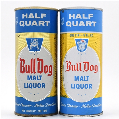 Bull Dog Malt Liquor 16 Ounce Pull Tabs Lot of 2