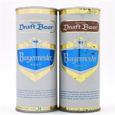 Burgermeister Draft 16 Ounce Pull Tabs Lot of 2
