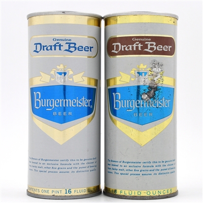 Burgermeister Draft 16 Ounce Pull Tabs Lot of 2