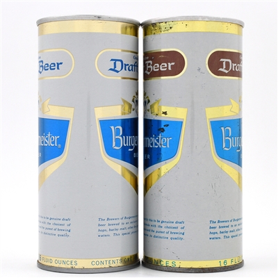 Burgermeister Draft 16 Ounce Pull Tabs Lot of 2