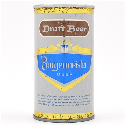 Burgermeister Draft Pull Tab LOS ANGELES 51-8