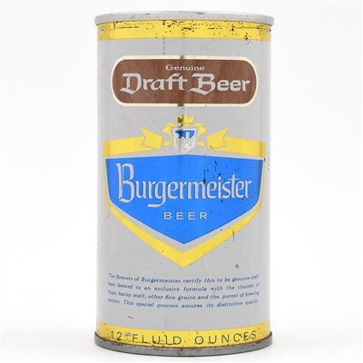 Burgermeister Draft Pull Tab LOS ANGELES 51-8