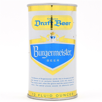 Burgermeister Draft Pull Tab UNLISTED RARE