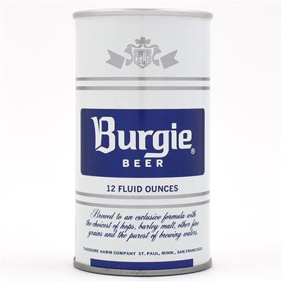 Burgie Beer Test Pull Tab RARE UNLISTED SCARCE