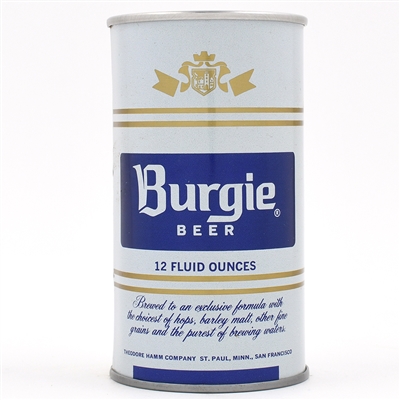 Burgie Beer Test Pull Tab SCARCE UNLISTED