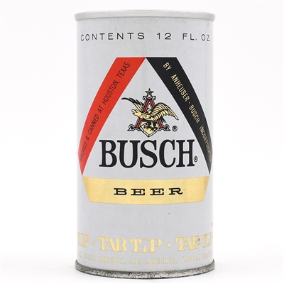 Busch Beer Test LIFT RING U-tab HOUSTON 229-27