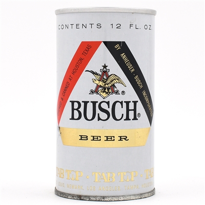 Busch Beer Test LIFT RING U-tab HOUSTON 229-27