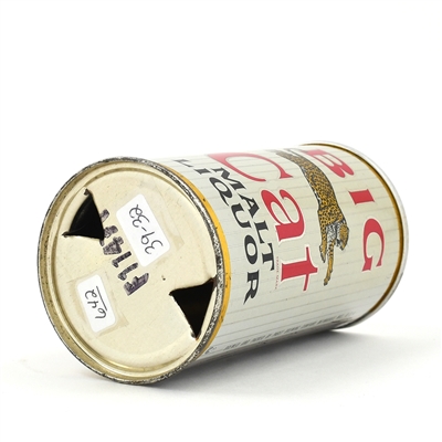 Big Cat Malt Liquor Zip Top MILWAUKEE CLEAN 39-32