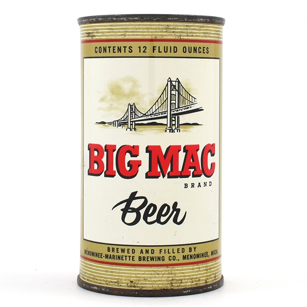 Big Mac Beer Flat Top 37-7