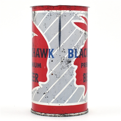 Blackhawk Beer Flat Top NEVER LIDDED BUFFALO 38-34