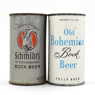 Schmidts Old Bohemian Bock Flat Tops 104-28 and 131-33