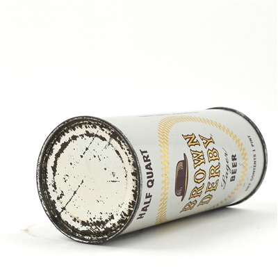 Brown Derby Beer 16 Ounce Flat Top 226-9 CLEAN