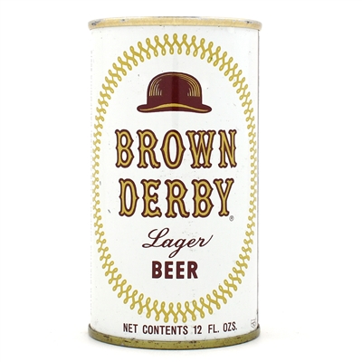 Brown Derby Beer Fan Tab ENAMEL 46-13 SWEET
