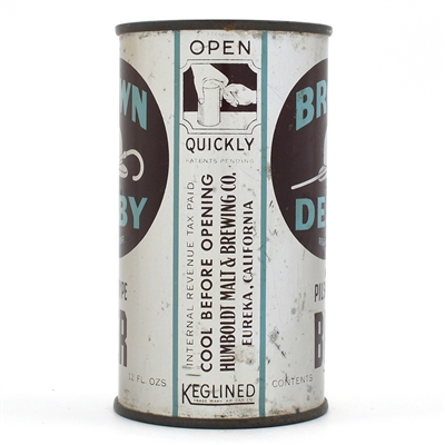 Brown Derby Beer Instructional Flat Top HUMBOLDT 42-6 USBCOI 123
