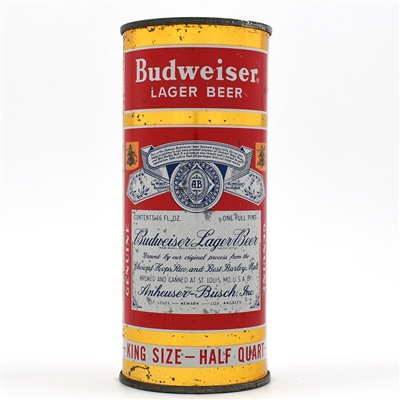 Budweiser Beer 16 ounce Flat Top ST LOUIS 3 CITIES 226-23 VANITY LID
