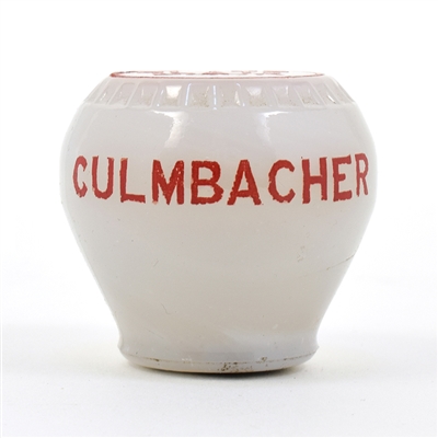 Blatz Dark Culmbacher 1930s Milk Glass Newman Faucet Tap Knob SCARCE