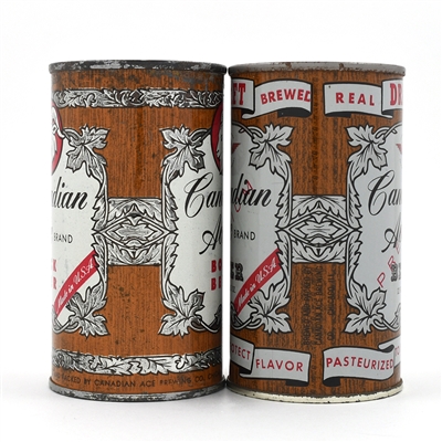 Canadian Ace Bock and Draft Flat Tops 48-16 and 48-18