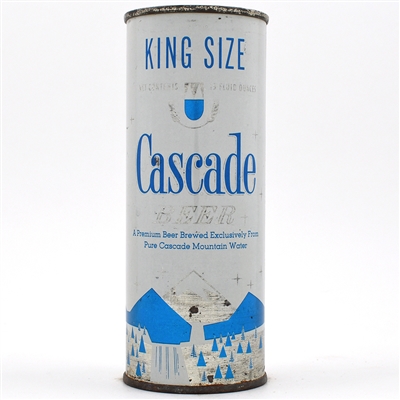 Cascade Beer 15 Ounce Flat Top 227-26 EXCELLENT