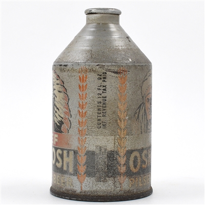 Chief Oshkosh Beer Crowntainer SCARCE 192-25