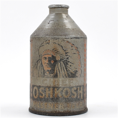 Chief Oshkosh Beer Crowntainer SCARCE 192-25