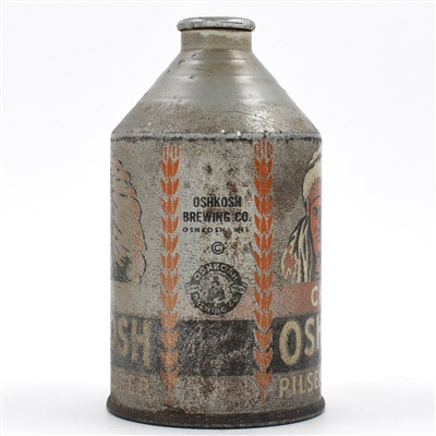 Chief Oshkosh Beer Crowntainer SCARCE 192-25