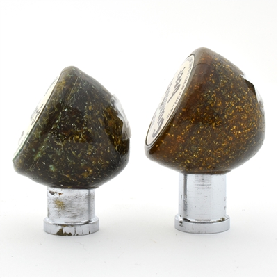 Gunthers Beer 1940s Flecked Acrylic Tap Knobs Lot of 2