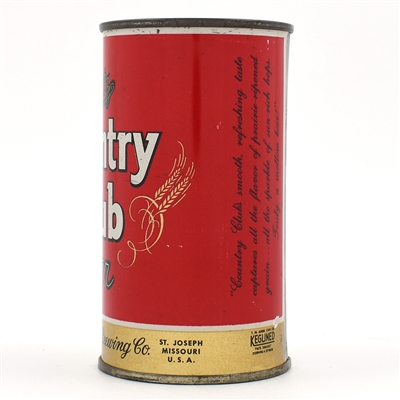 Country Club Beer Flat Top 96 YEARS 51-35 SCARCE THIS CLEAN