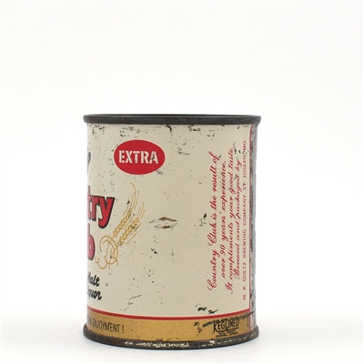 Country Club STOUT Malt Liquor 8 Ounce Flat Top 240-28