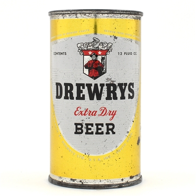 Drewrys Beer Sports Series Flat Top SOUTH BEND YELLOW 56-9