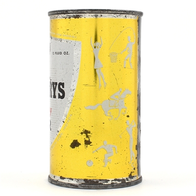 Drewrys Beer Sports Series Flat Top SOUTH BEND YELLOW 56-9