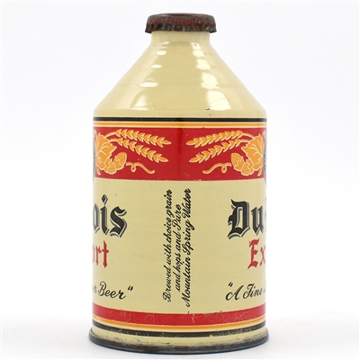 Du Bois Export Beer Crowntainer CREAM 193-5 EXCELLENT