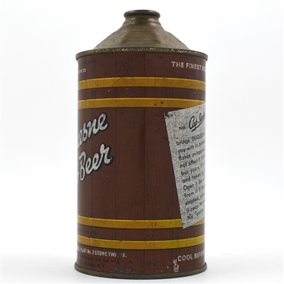 Duquesne Can-o-Beer Quart Cone Top 207-1