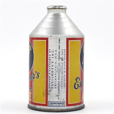 Esslingers Ale Crowntainer SCARCE THIS CLEAN 193-18