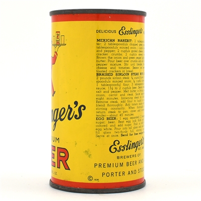 Esslingers Beer Instructional Flat Top 60-17 USBCOI 243 CLEAN
