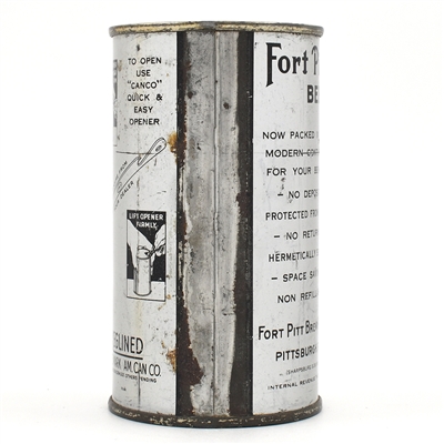 Fort Pitt Beer Instructional Flat Top RUNNING WAITER 64-28 OI 284 NICE