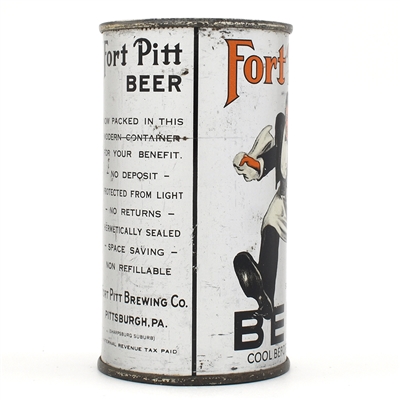 Fort Pitt Beer Instructional Flat Top RUNNING WAITER 64-28 OI 284 NICE