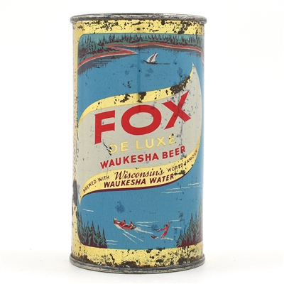 Fox De Luxe Beer Flat Top BROWN TEXT 65-23