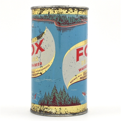 Fox De Luxe Beer Flat Top BROWN TEXT 65-23