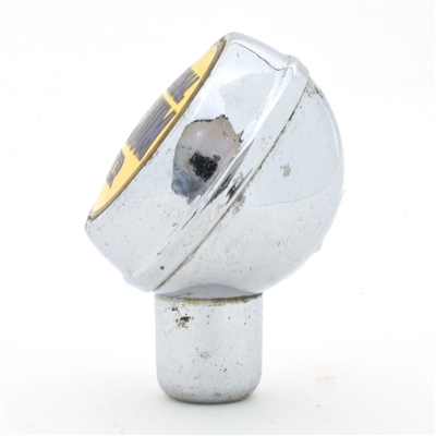 National Premium Beer 1930s Chrome Ball Tap Knob