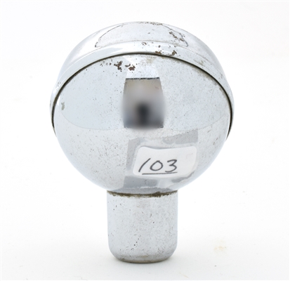 National Premium Beer 1930s Chrome Ball Tap Knob