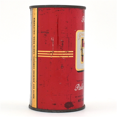 GB Grace Bros Beer Flat Top NORTH BAY 68-12 SCARCE