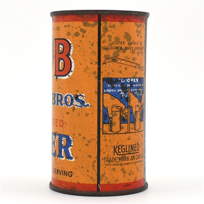 GB Grace Bros Beer Instructional Flat Top 67-23 USBCOI 317