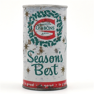 Gibbons Beer SEASONS GREETINGS Pull Tab 68-18