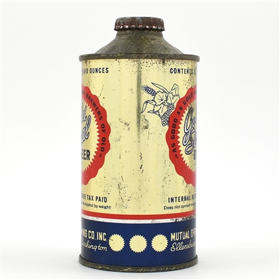 Gold Seal Beer Cone Top TOUGH 166-4 CLEAN